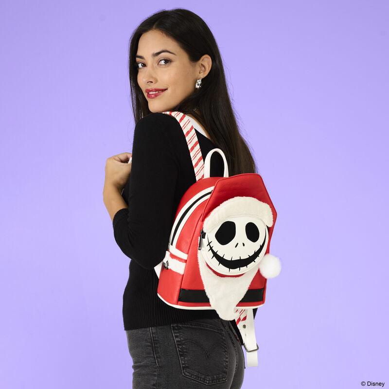 Loungefly - The Nightmare Before Christmas Jack Skellington Sandy Claws Cosplay Mini Backpack