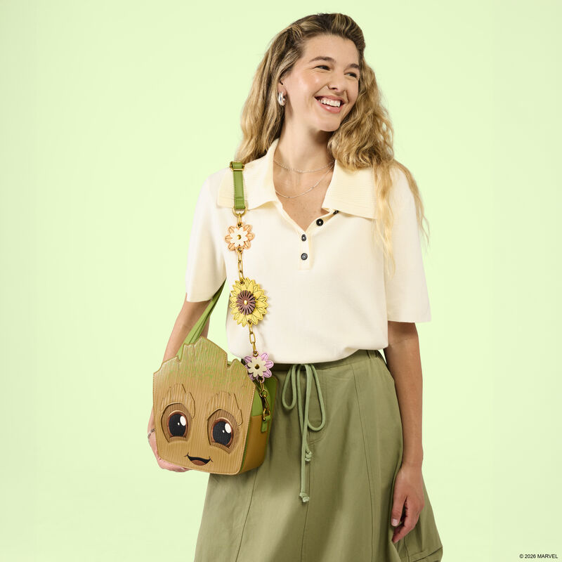 Loungefly - Guardians of the Galaxy Groot Spring Blooms Crossbody Bag