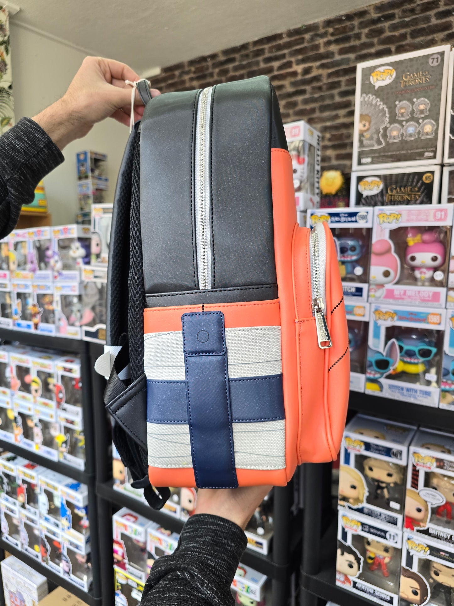 Loungefly Naruto Shippuden Cosplay Outfit Full Size Backpack