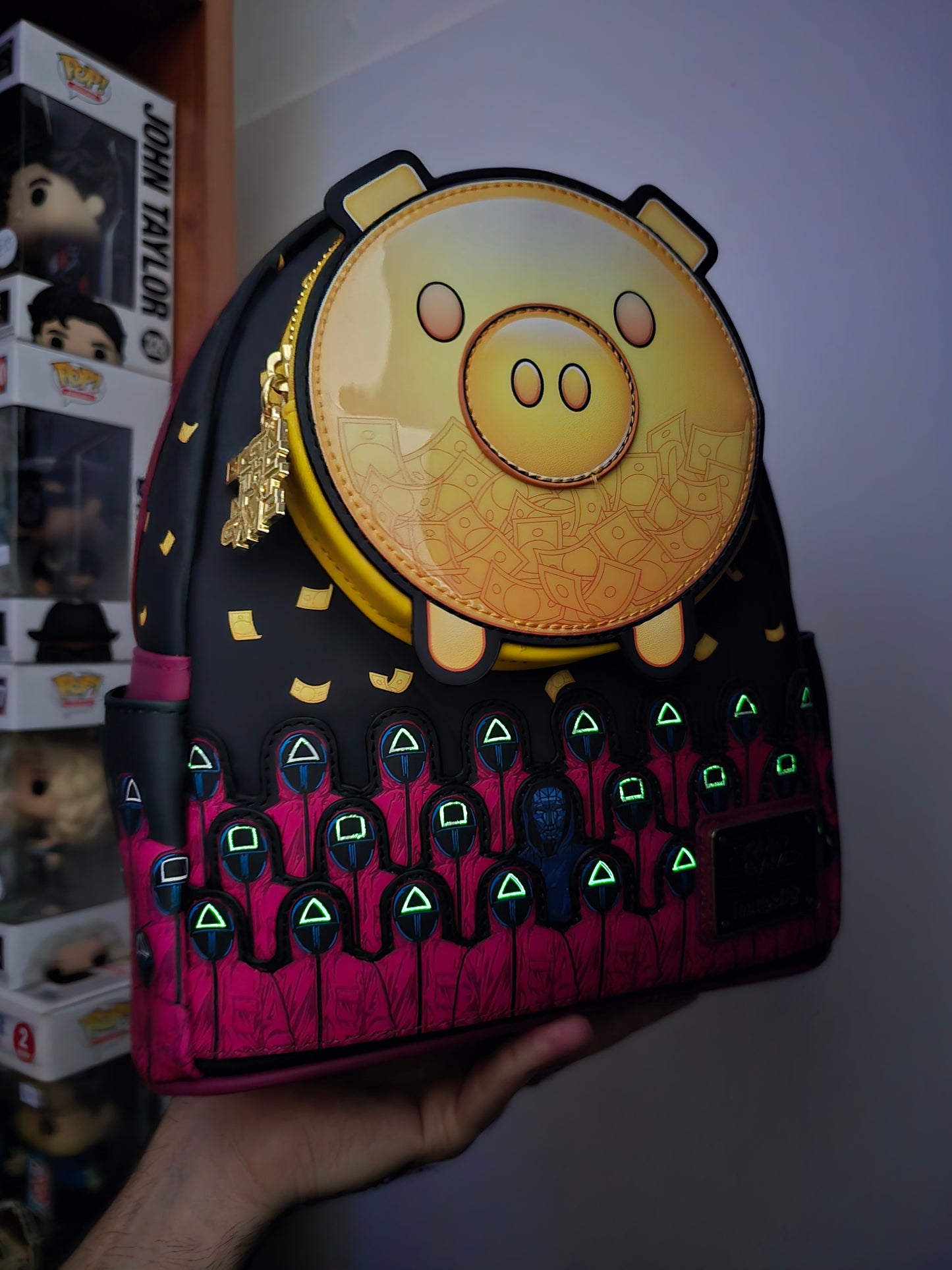 Squid Game Piggy Bank Mini Backpack Loungefly