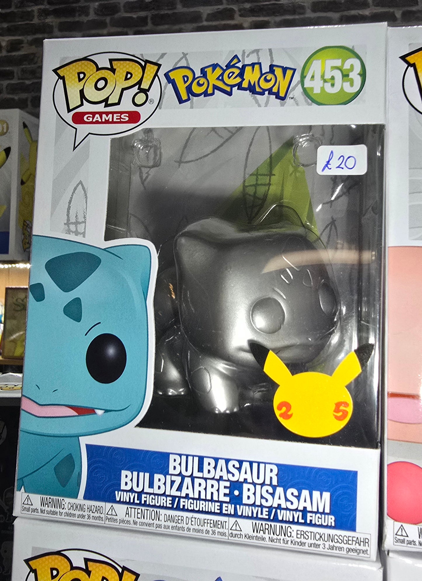 Pokémon - Bulbasaur #453 25th Anniversary