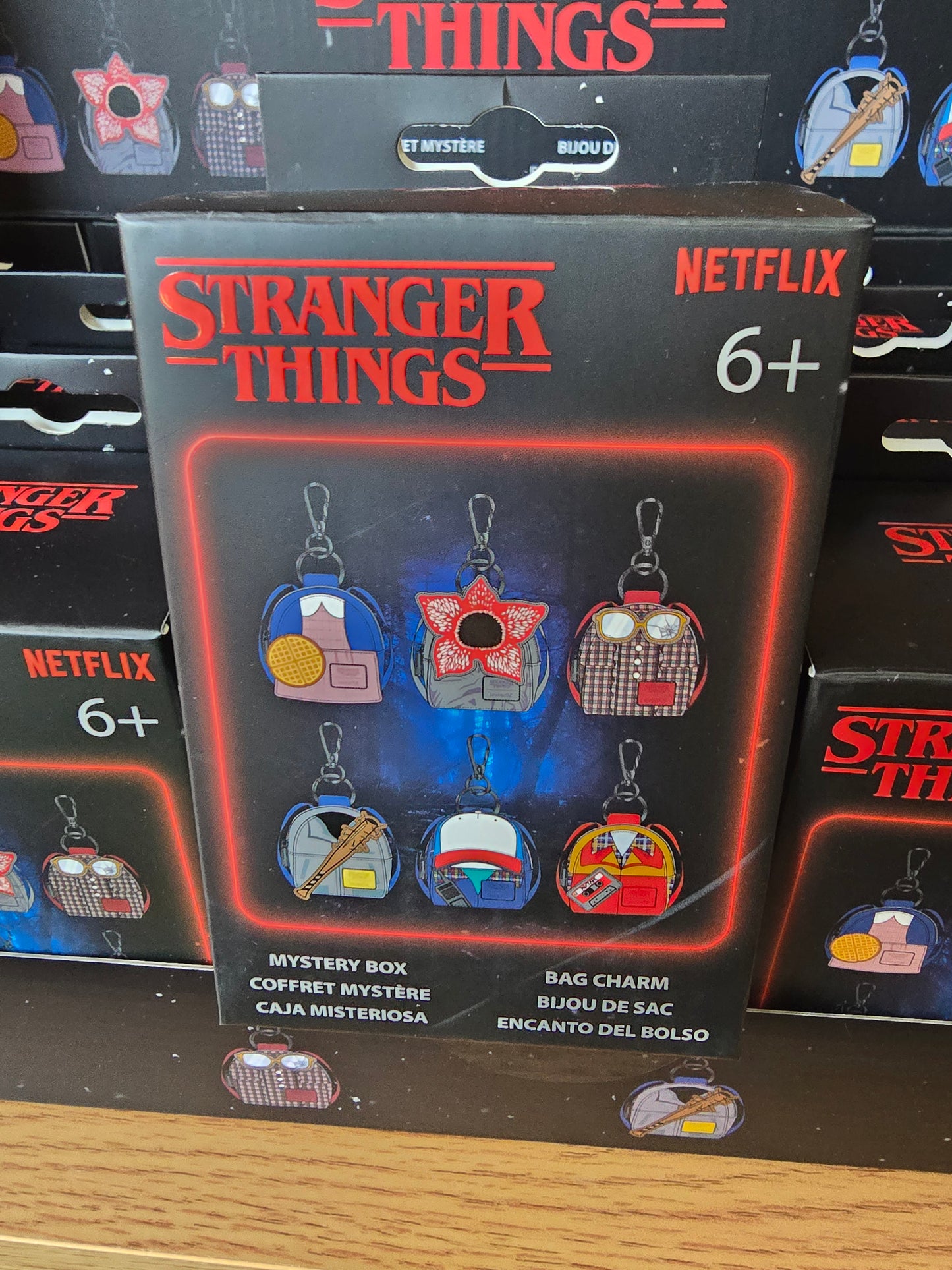 Loungefly Stranger Things Mystery Bag Charms - Opened Dustin
