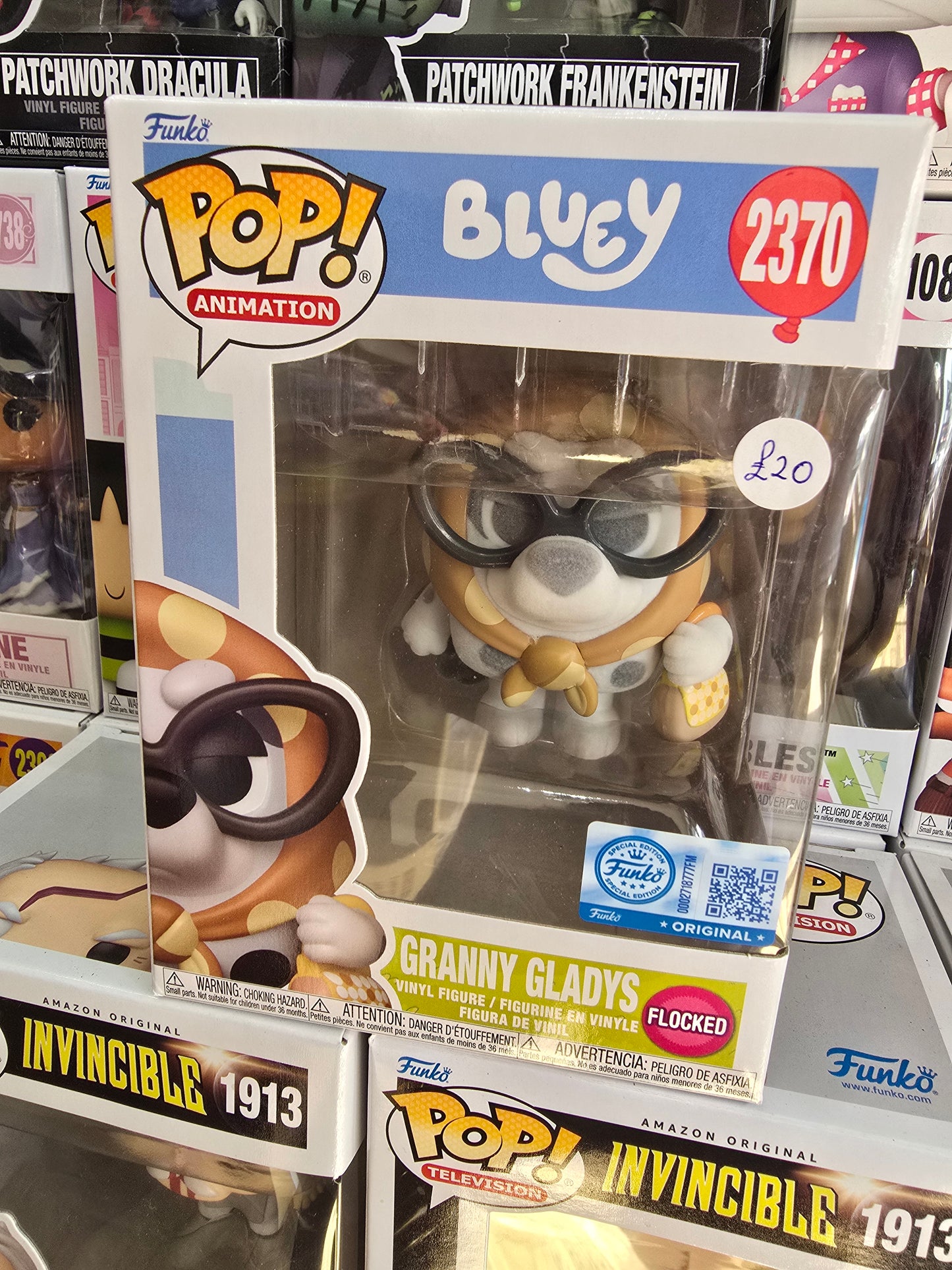 Bluey - Granny Gladys #2370 Flocked, Special Edition