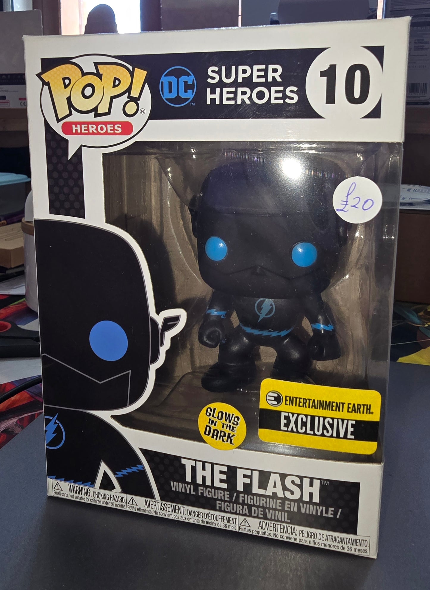 DC Super Heroes - The Flash #10 Glows in the Dark, Exclusive