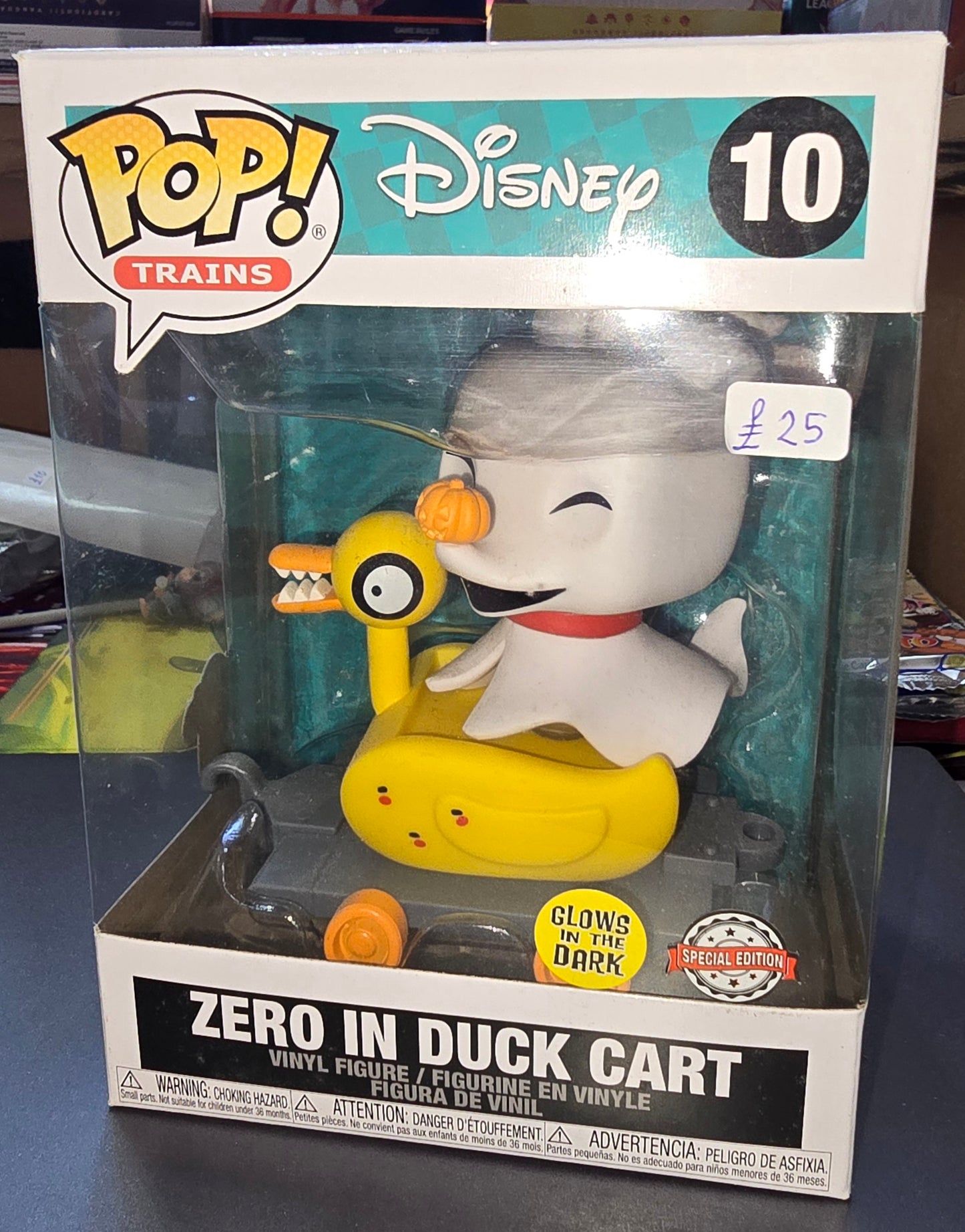 Disney - Zero in Duck Cart #10 Glows in the Dark
