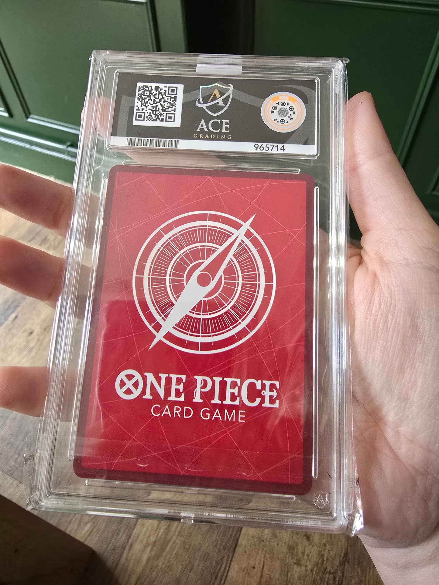 Trafalgar Law OP14-001 10 GEM MINT - One Piece ACE Graded Card