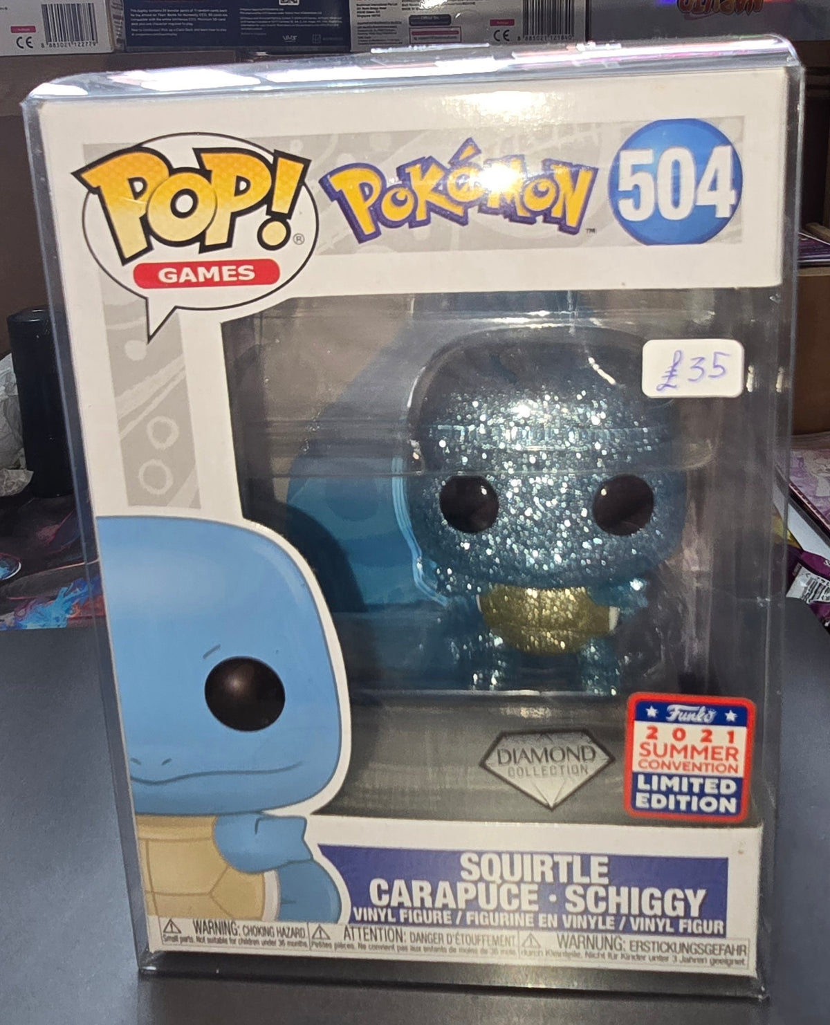 Pokémon - Squirtle #504 2021 Limited Edition, Diamond