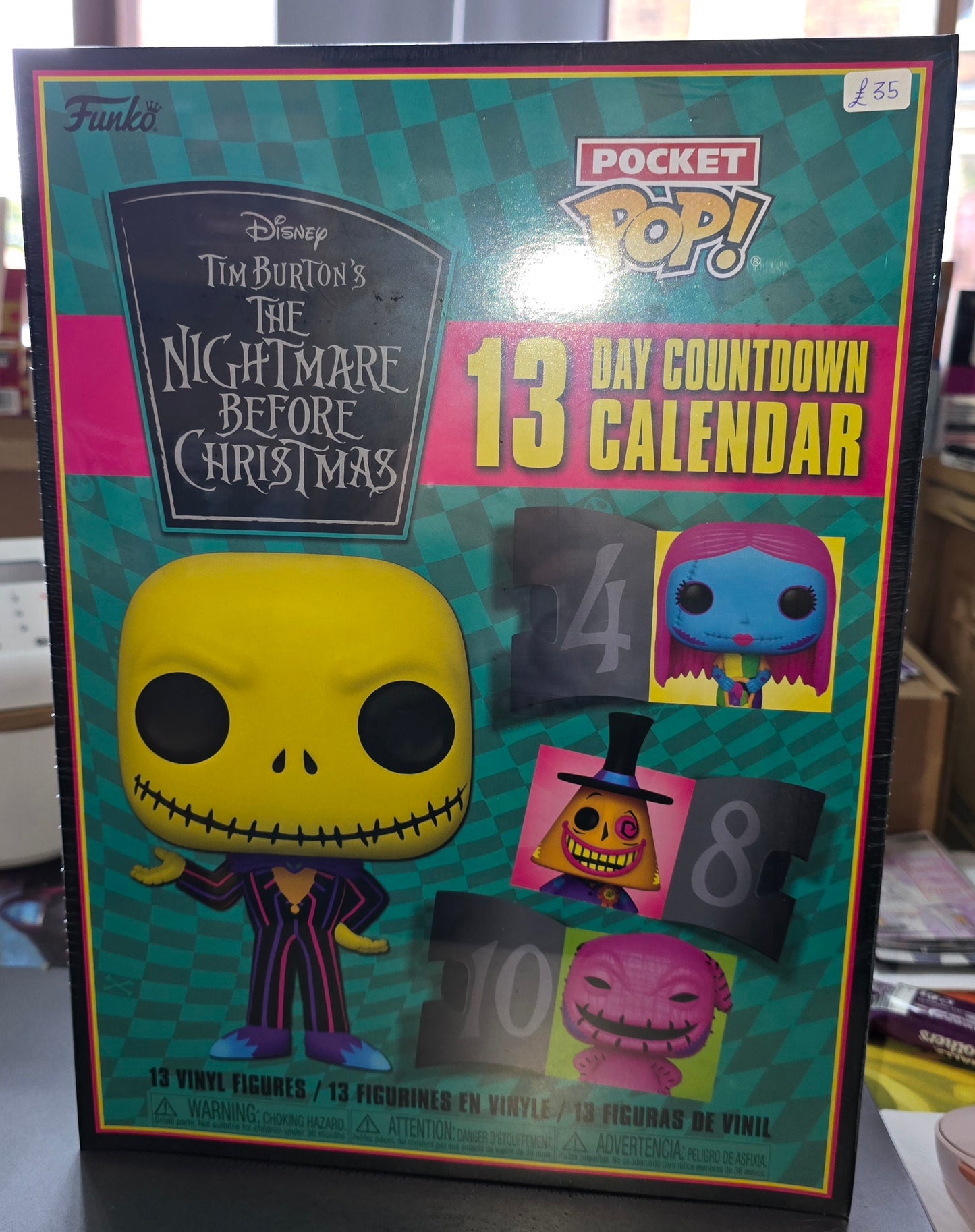 The Nightmare Before Christmas 13 Day Pocket Pop Advent Calendar