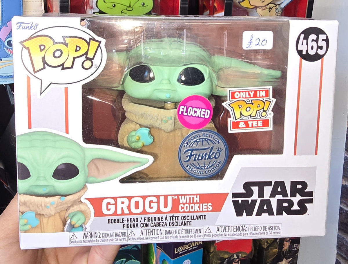 Star Wars - Grogu With Cookies #465 Special Edition, Flocked