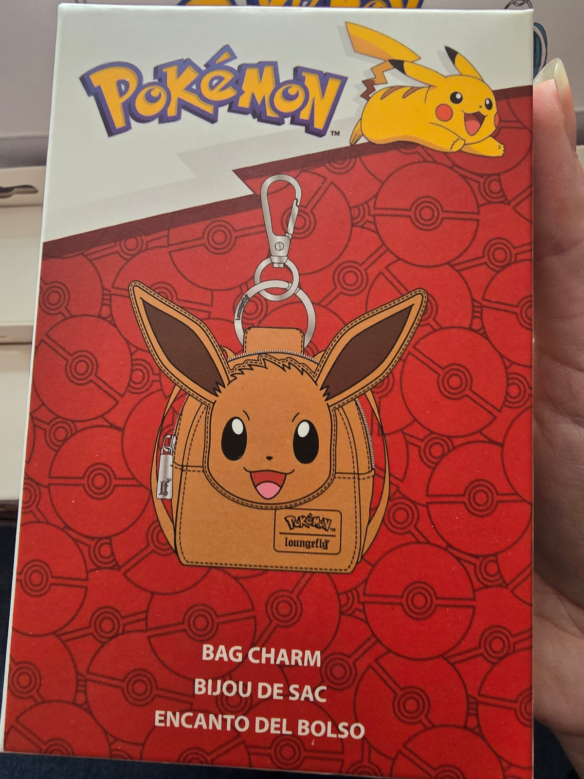 Loungefly - Pokémon Eevee Mini Backpack Charm