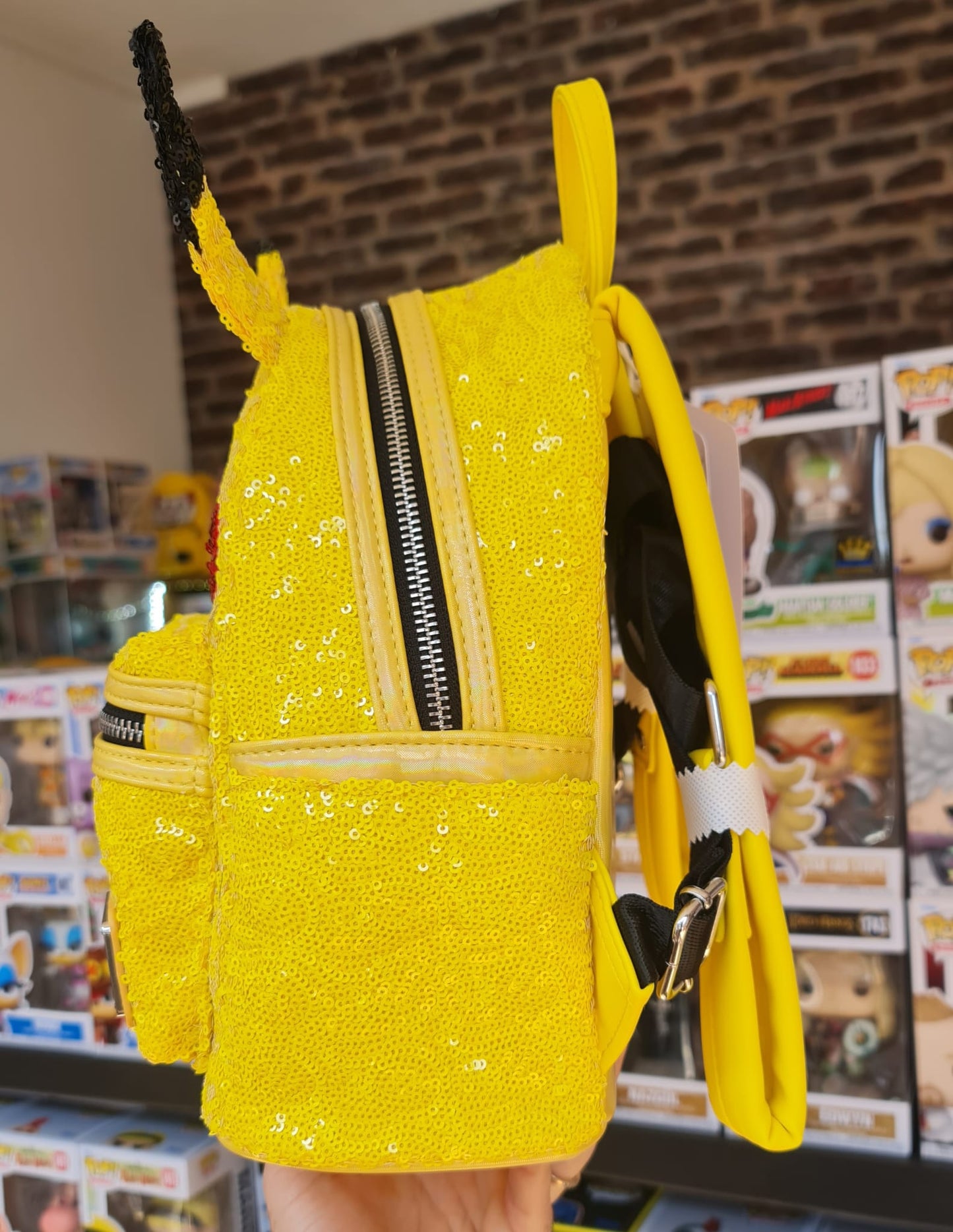 Loungefly Pokémon Sequin Pikachu Mini Backpack