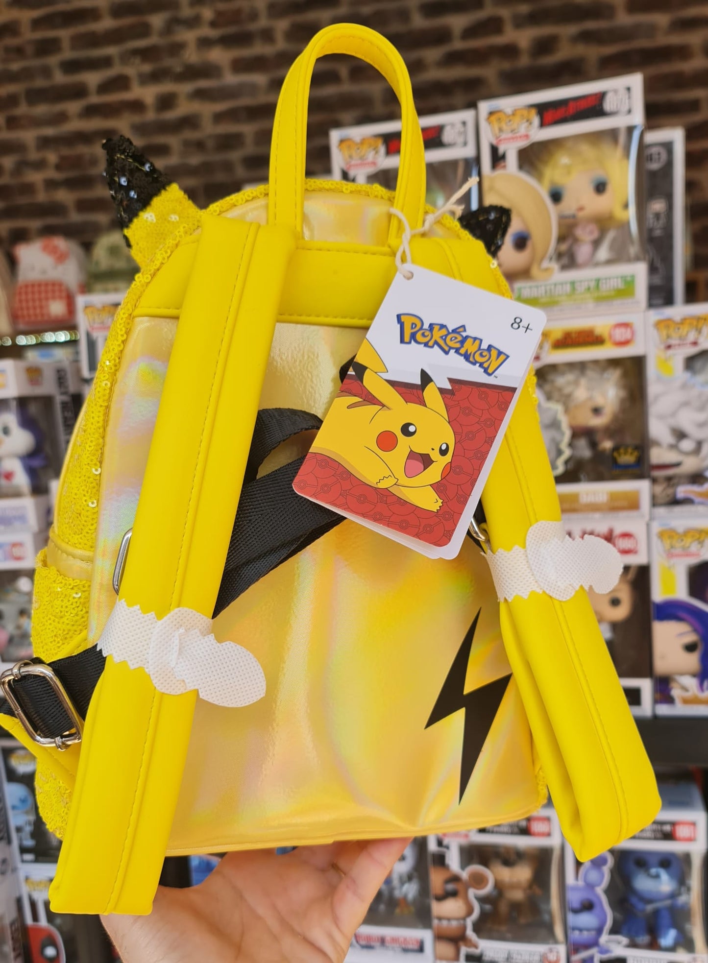 Loungefly Pokémon Sequin Pikachu Mini Backpack