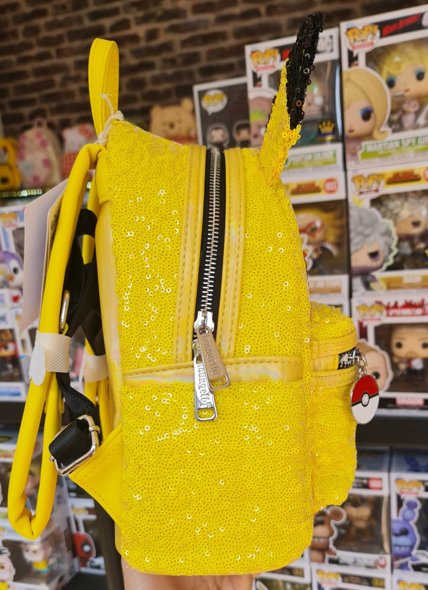 Loungefly Pokémon Sequin Pikachu Mini Backpack