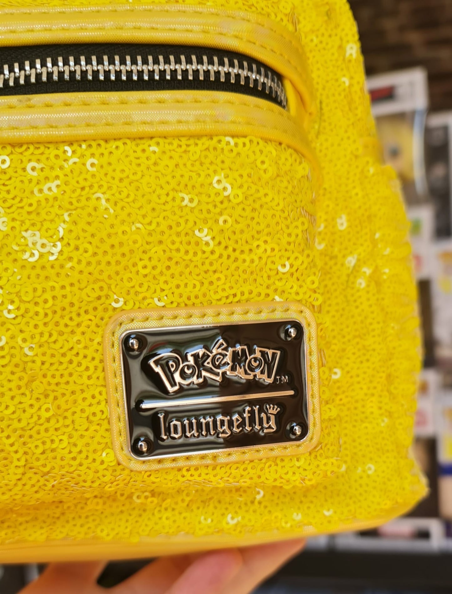 Loungefly Pokémon Sequin Pikachu Mini Backpack