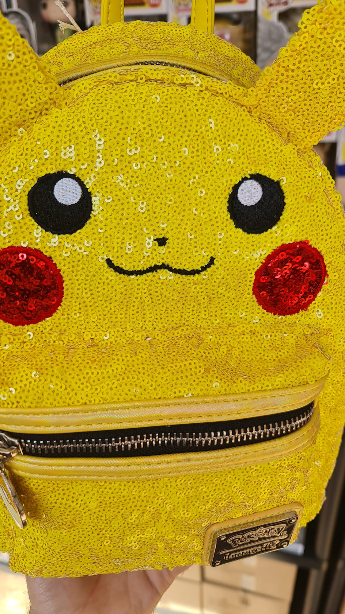 Loungefly Pokémon Sequin Pikachu Mini Backpack