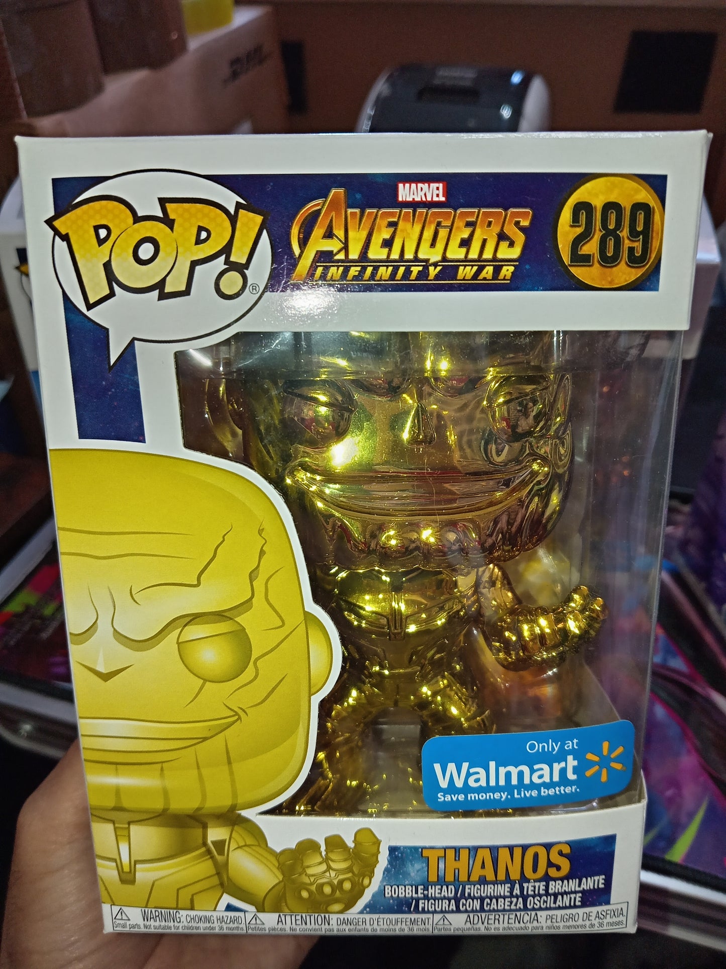 Marvel Avengers Infinity War - Thanos #289 Yellow Chrome Exclusive