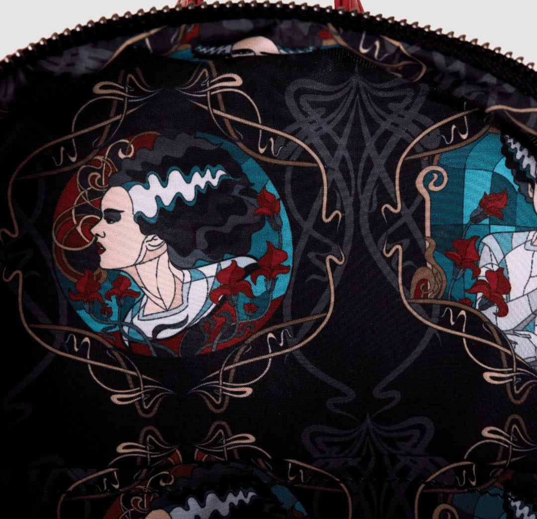 Loungefly - Universal Monsters The Bride Of Frankenstein Stained Glass Mini Backpack