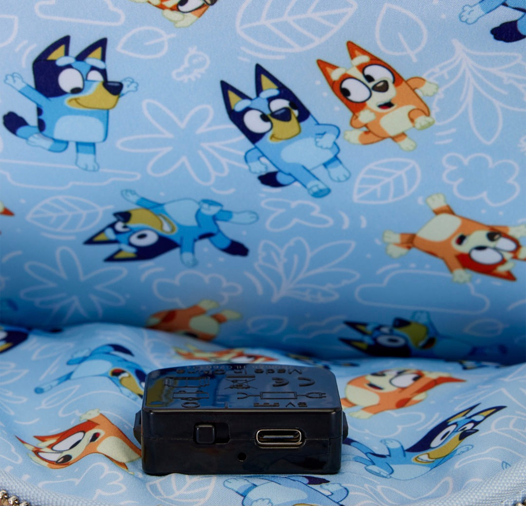 Loungefly - Bluey's Backyard Light-Up Mini Backpack PRE-ORDER