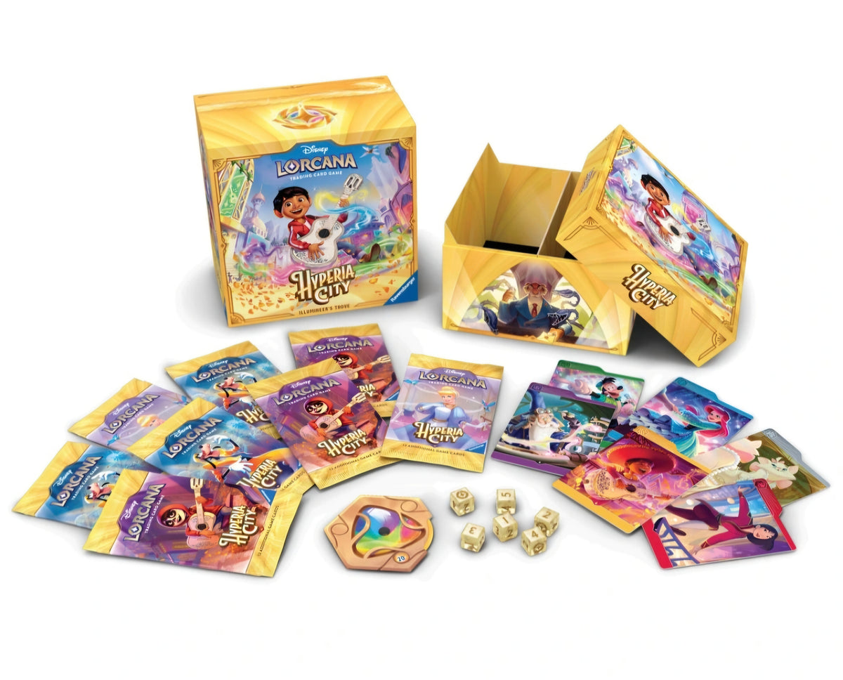 Ravensburger Disney Lorcana Trading Card Game Illumineer's Trove Set Hyperia City  PRE-ORDER
