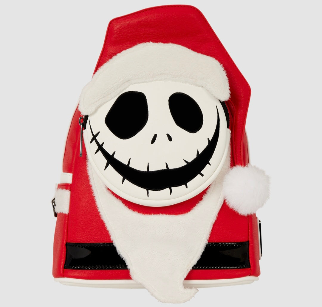 Loungefly - The Nightmare Before Christmas Jack Skellington Sandy Claws Cosplay Mini Backpack