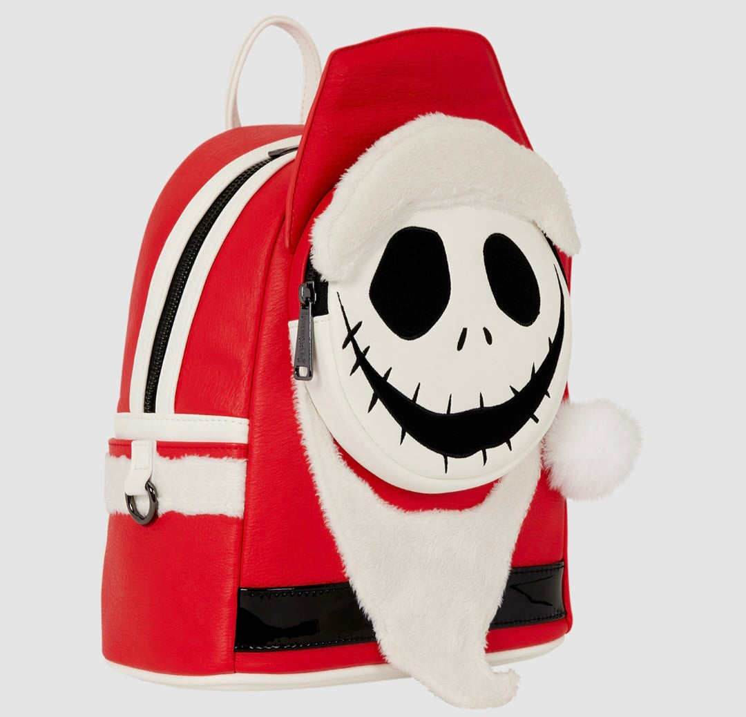 Loungefly - The Nightmare Before Christmas Jack Skellington Sandy Claws Cosplay Mini Backpack