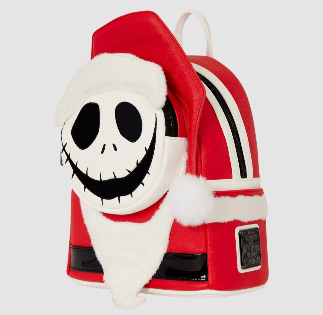 Loungefly - The Nightmare Before Christmas Jack Skellington Sandy Claws Cosplay Mini Backpack
