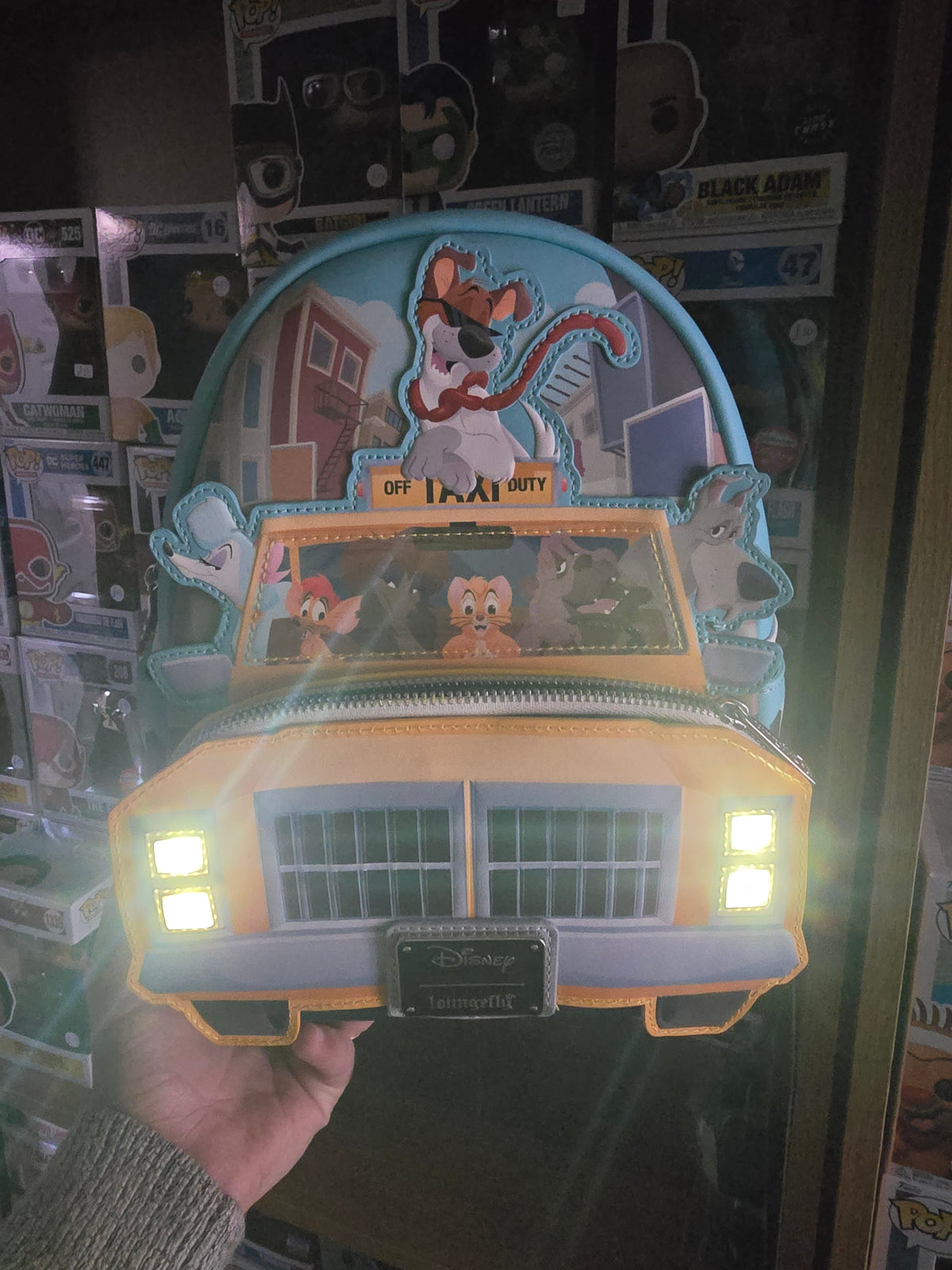Loungefly - Oliver & Company Taxi Cab Light-Up Mini Backpack