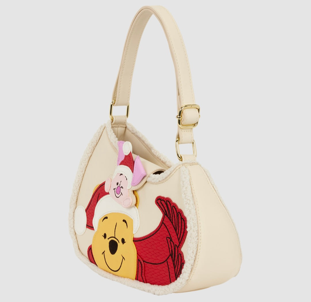 Loungefly - Winnie the Pooh and Piglet Holiday Crossbody Bag