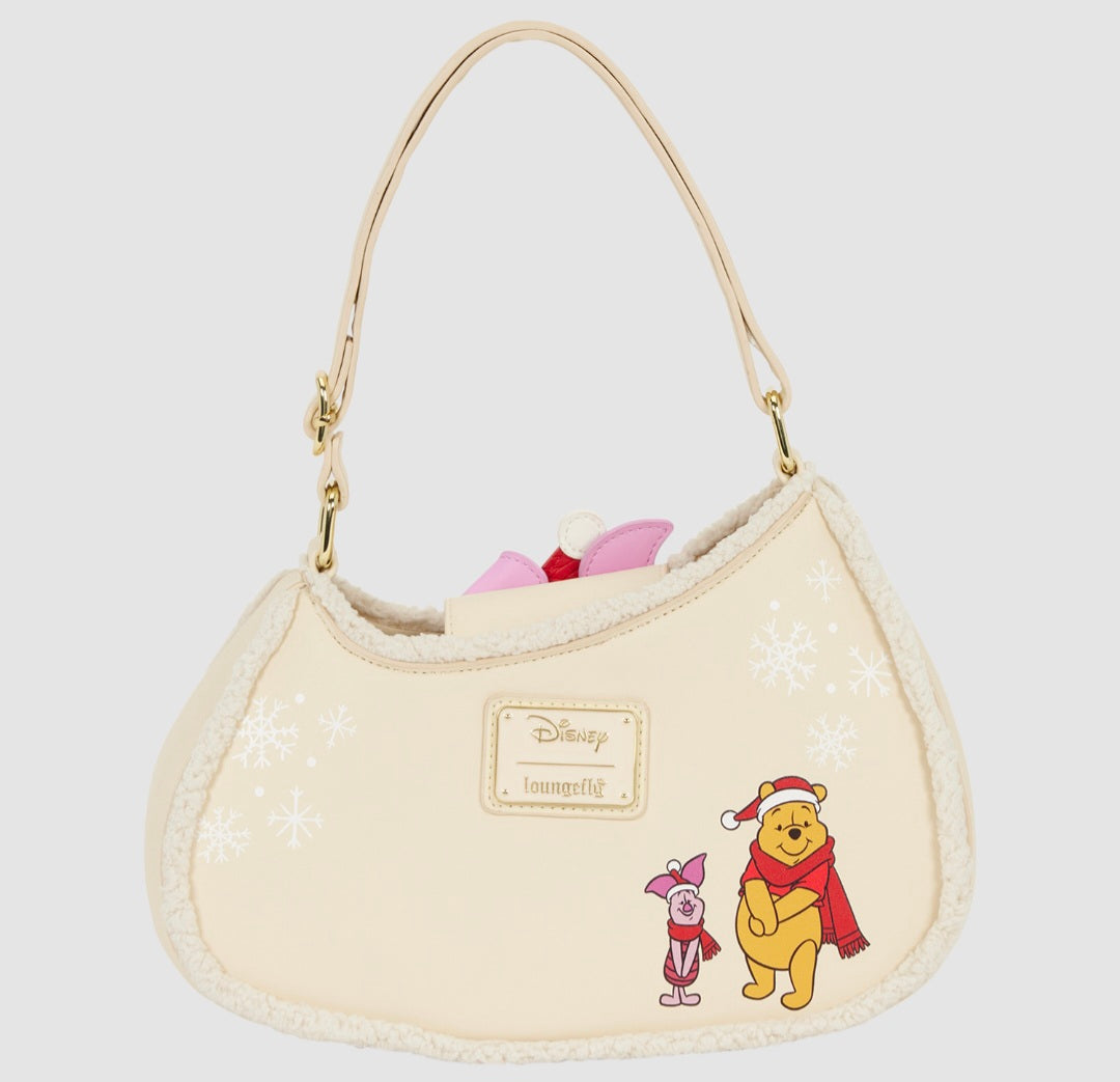 Loungefly - Winnie the Pooh and Piglet Holiday Crossbody Bag