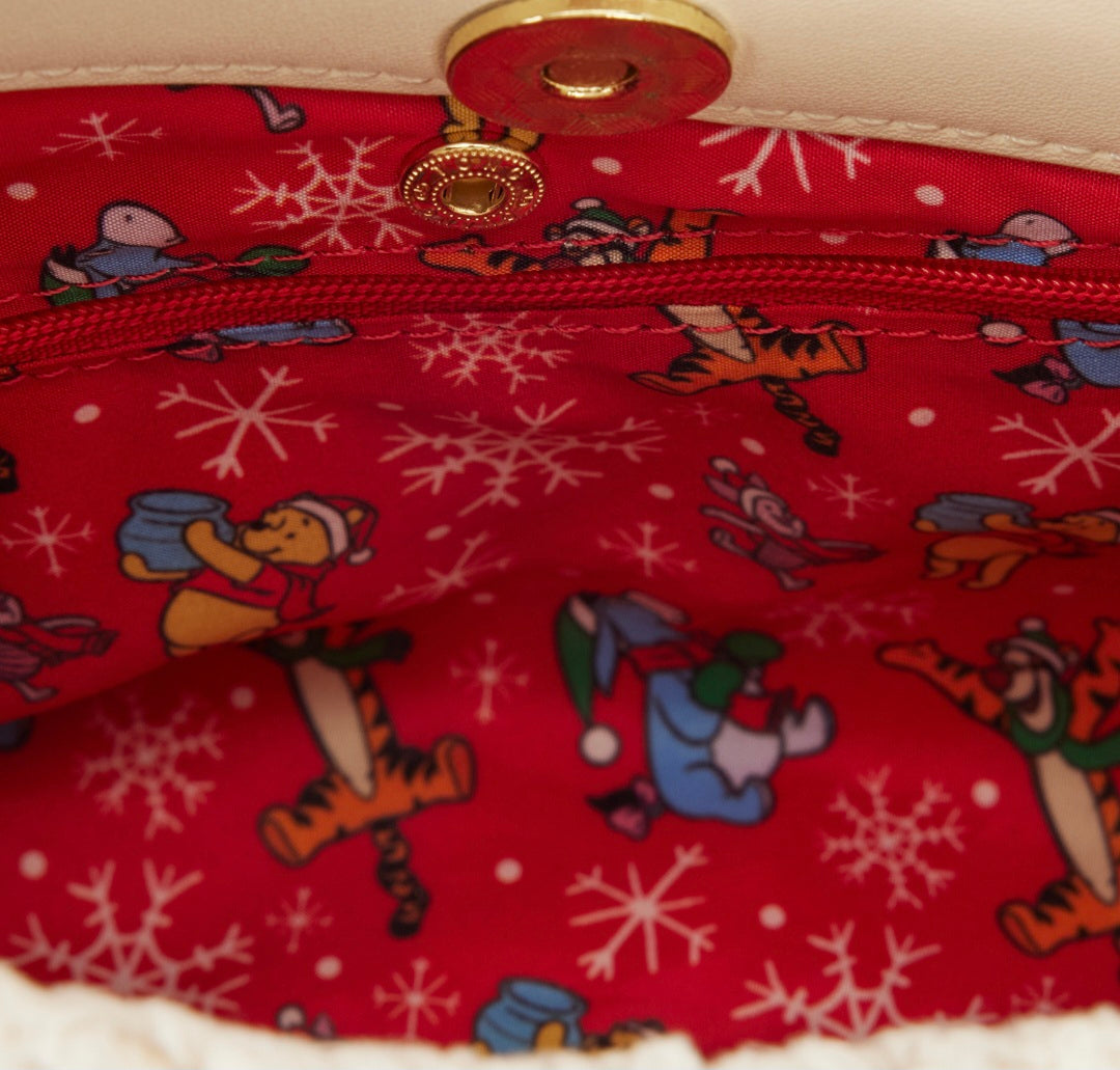 Loungefly - Winnie the Pooh and Piglet Holiday Crossbody Bag