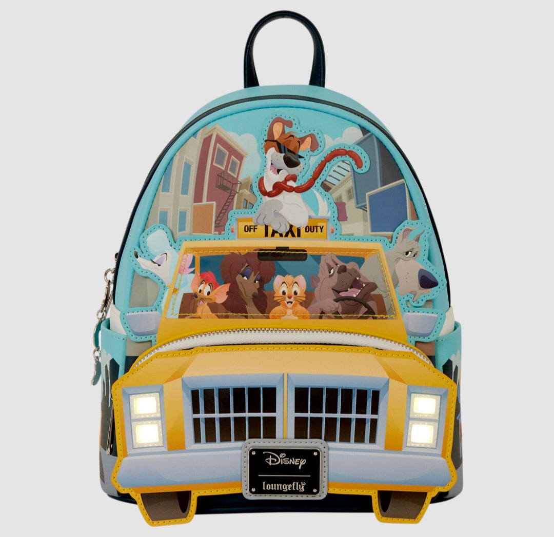 Loungefly - Oliver & Company Taxi Cab Light-Up Mini Backpack