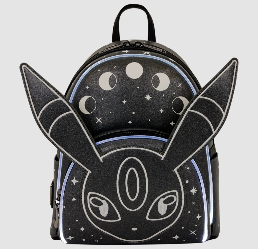 Loungefly - Pokémon Umbreon Moon Phases Light-Up Glow Mini Backpack