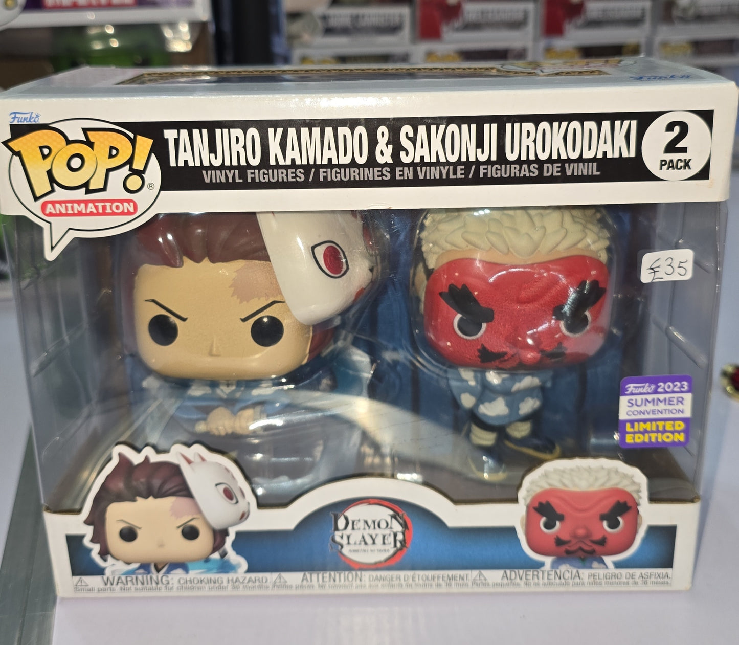 Demon Slayer - Tanjiro Kamado &  Sakonji Urokodaki 2 Pack