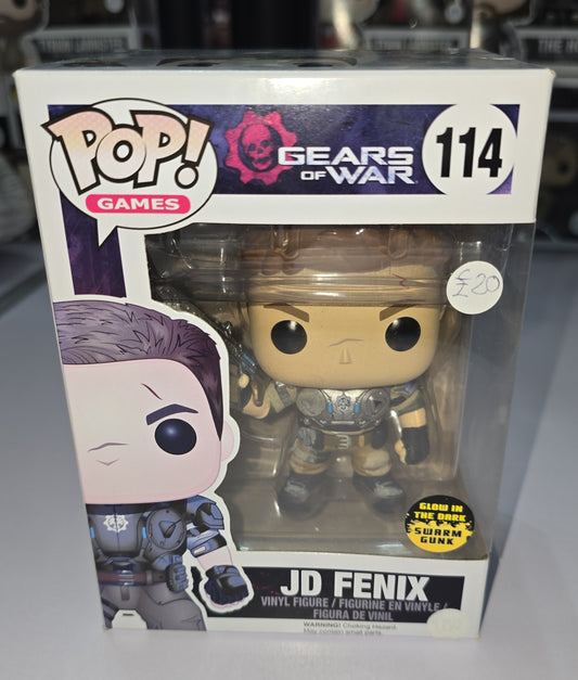 Gears of War - JD Fenix #114 Glows in the Dark (Sun Faded on Front)