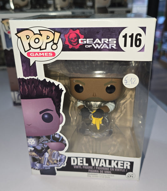 Gears of War - Del Walker #116 (Slightly Sun Faded on Front)