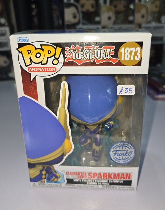 Yu Gi Oh! - Elemental Hero Sparkman #1873 Funko Special Edition