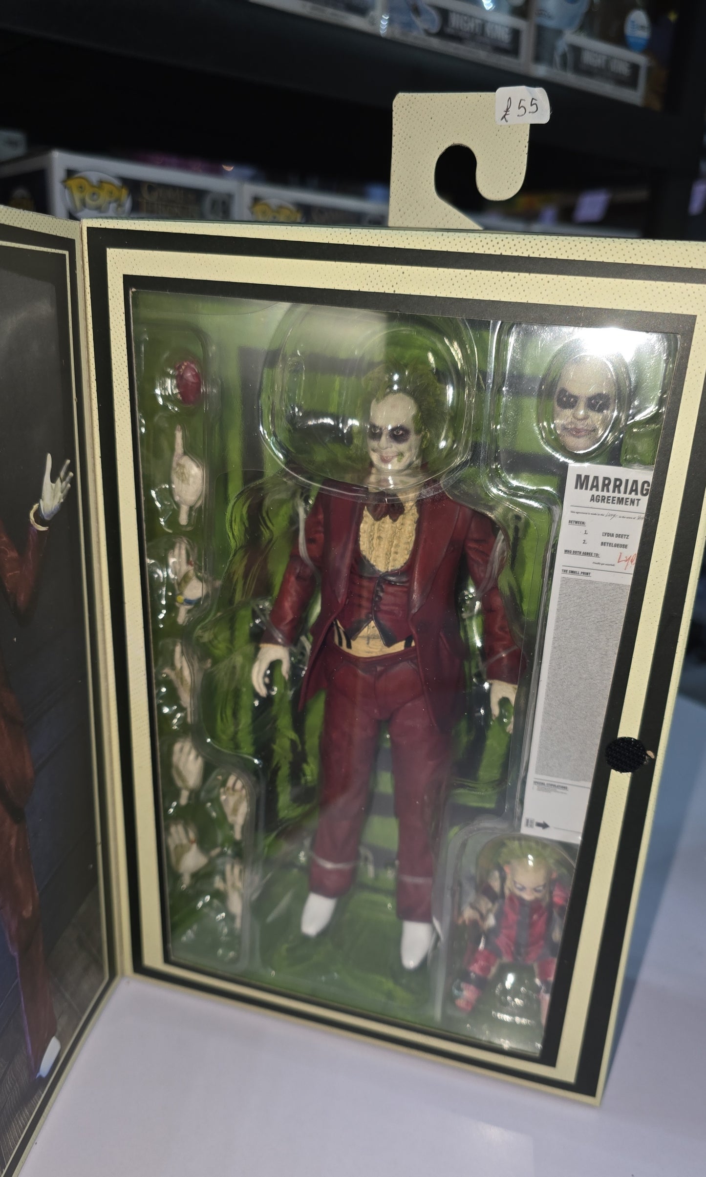 Beetlejuice Beetlejuice "Red Tuxedo" Ultimate 7 inch Scale Neca Figure