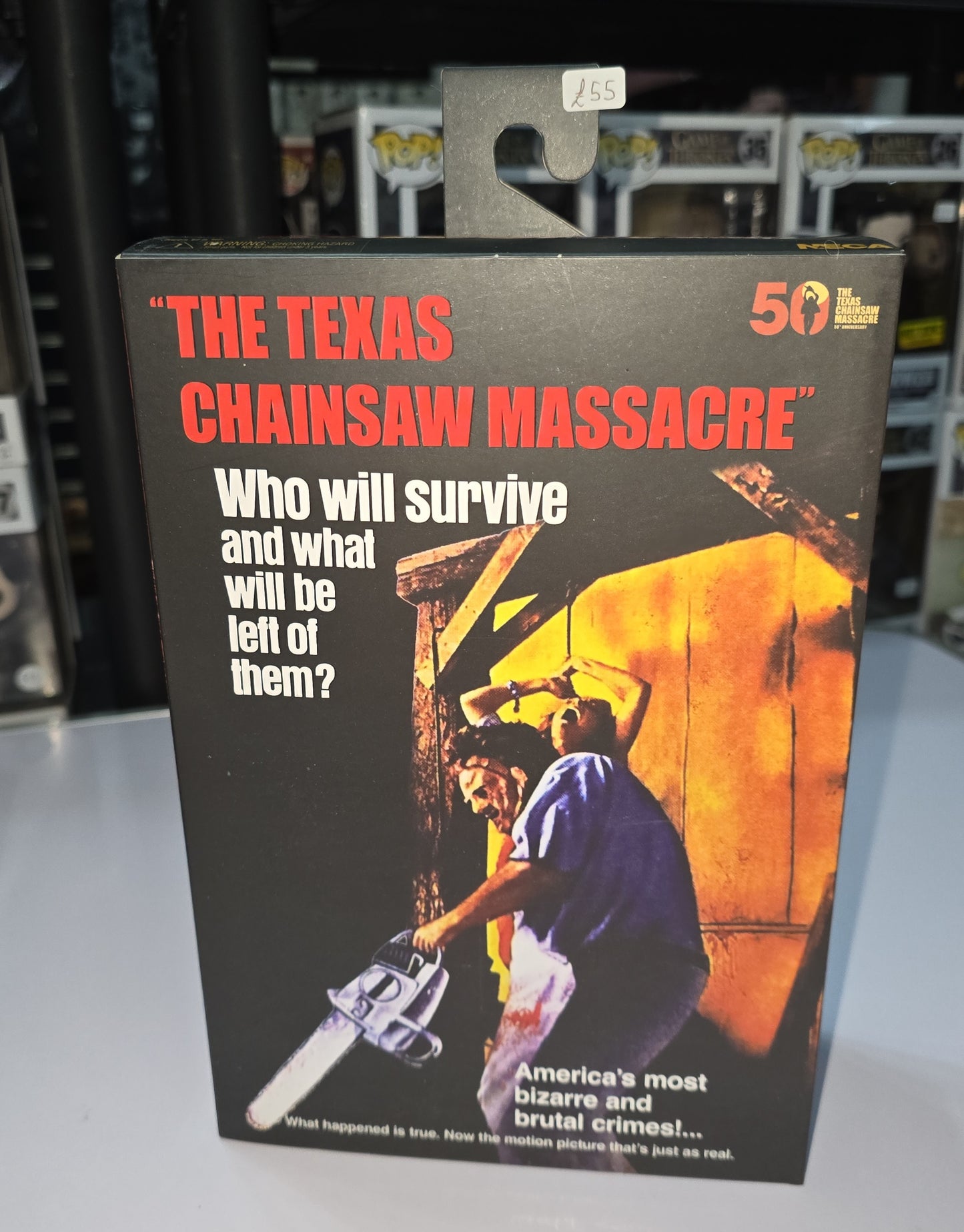 Texas Chainsaw Massacre 50th Anniversary LeatherfaceUltimate 7 inch Neca Figure