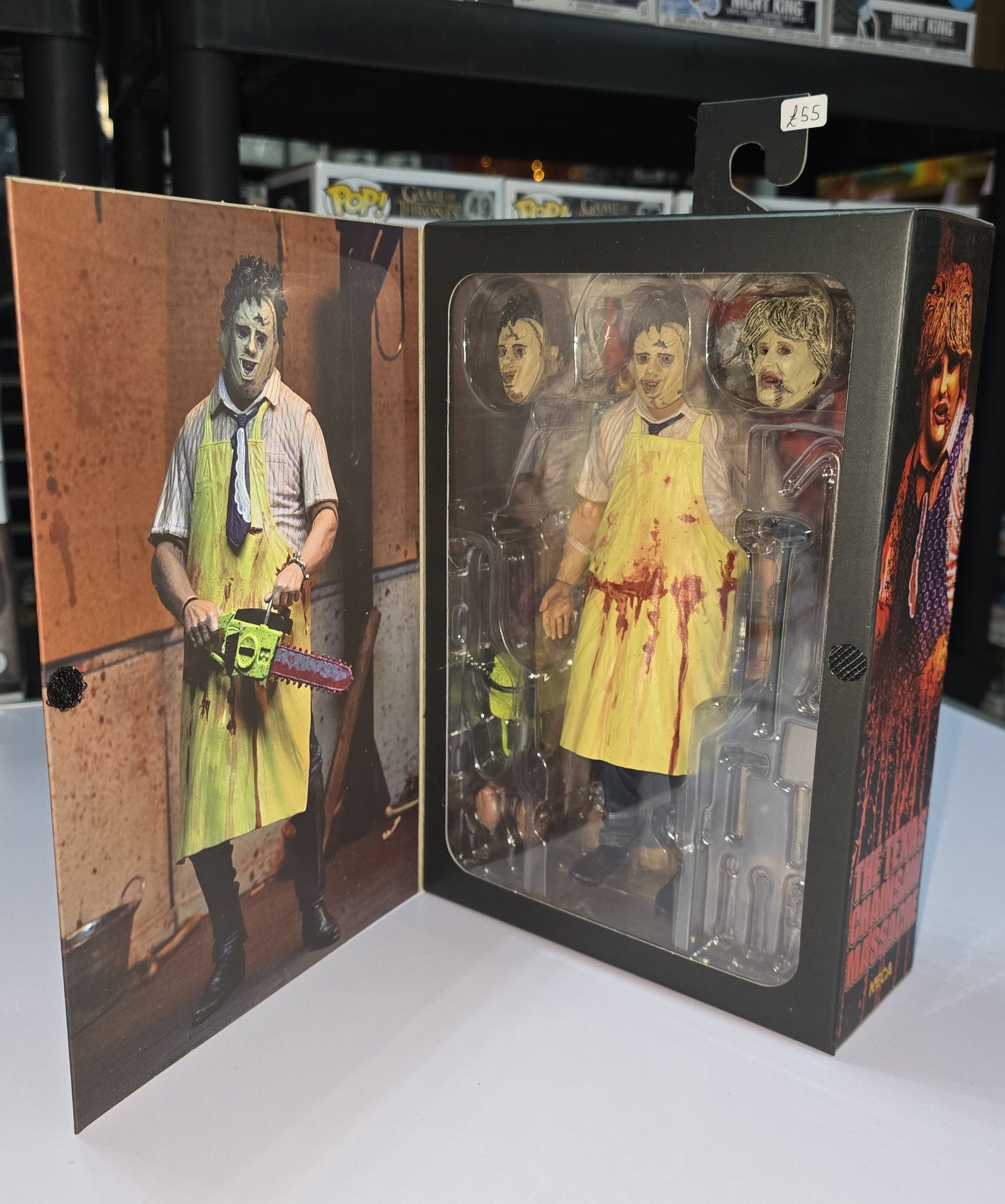 Texas Chainsaw Massacre 50th Anniversary LeatherfaceUltimate 7 inch Neca Figure