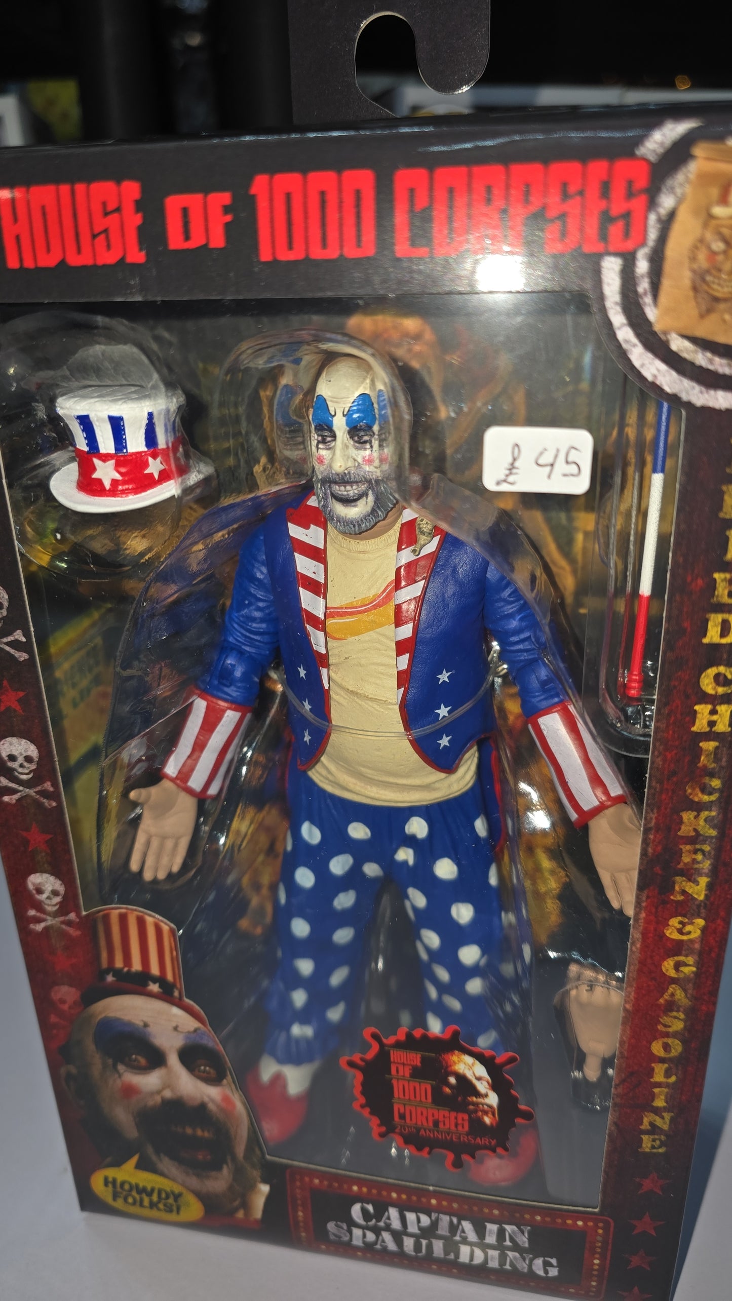 House of 1000 Corpses 20th Anniversary Captain Spaulding (Tailcoat) 7 Inch Scale Neca Figure