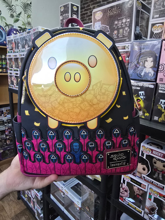 Squid Game Piggy Bank Mini Backpack Loungefly