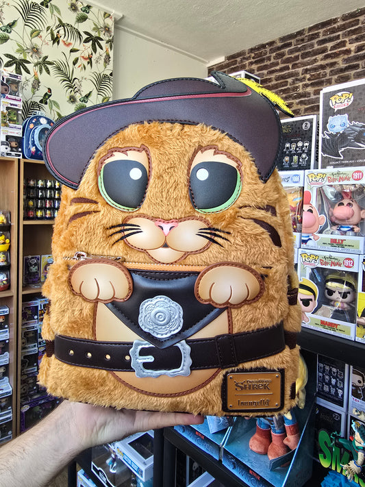Loungefly Shrek - Puss in Boots Cosplay Mini Backpack