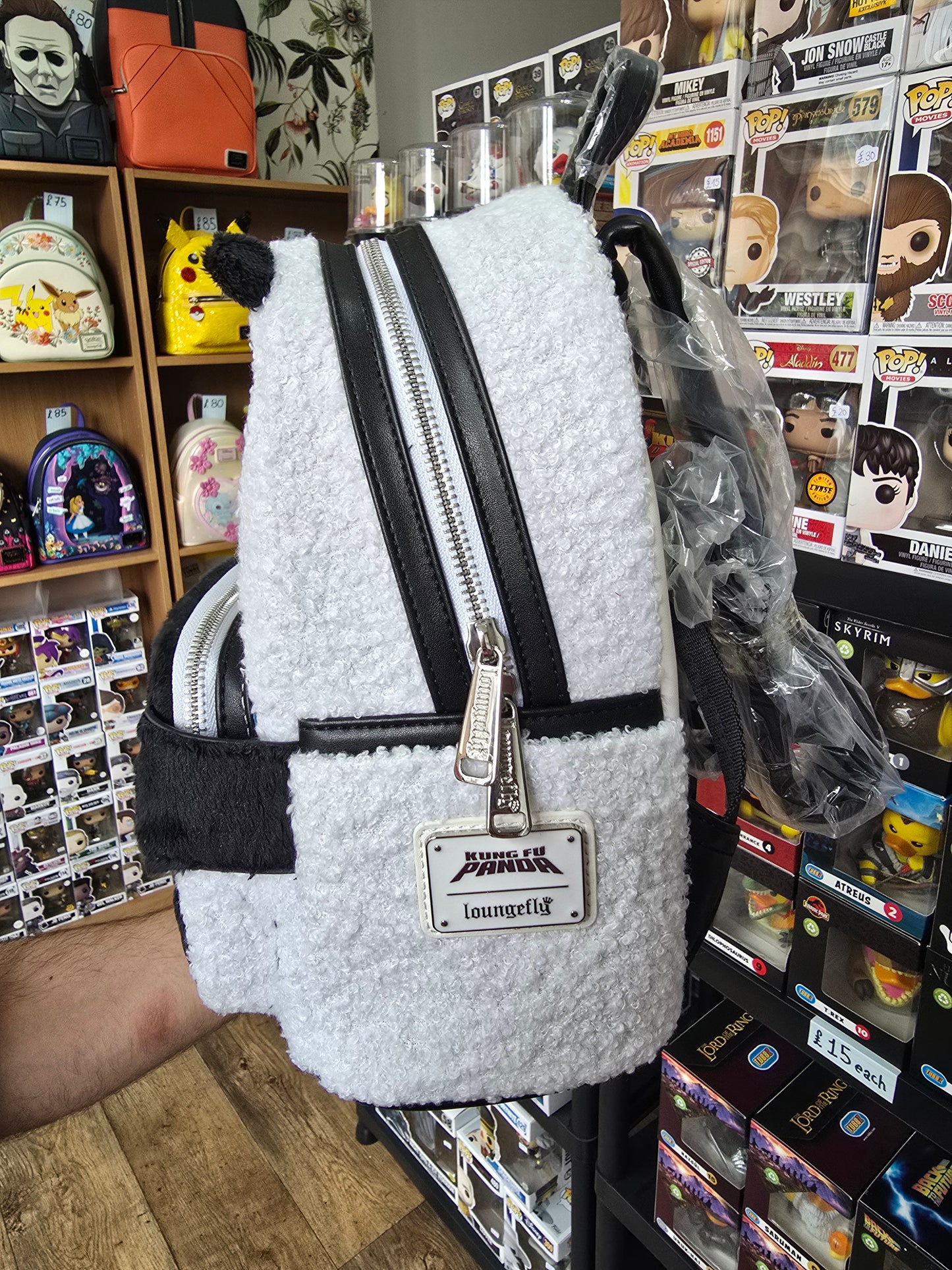 Loungefly Kung Fu Panda Plush Mini Backpack - Dreamworks