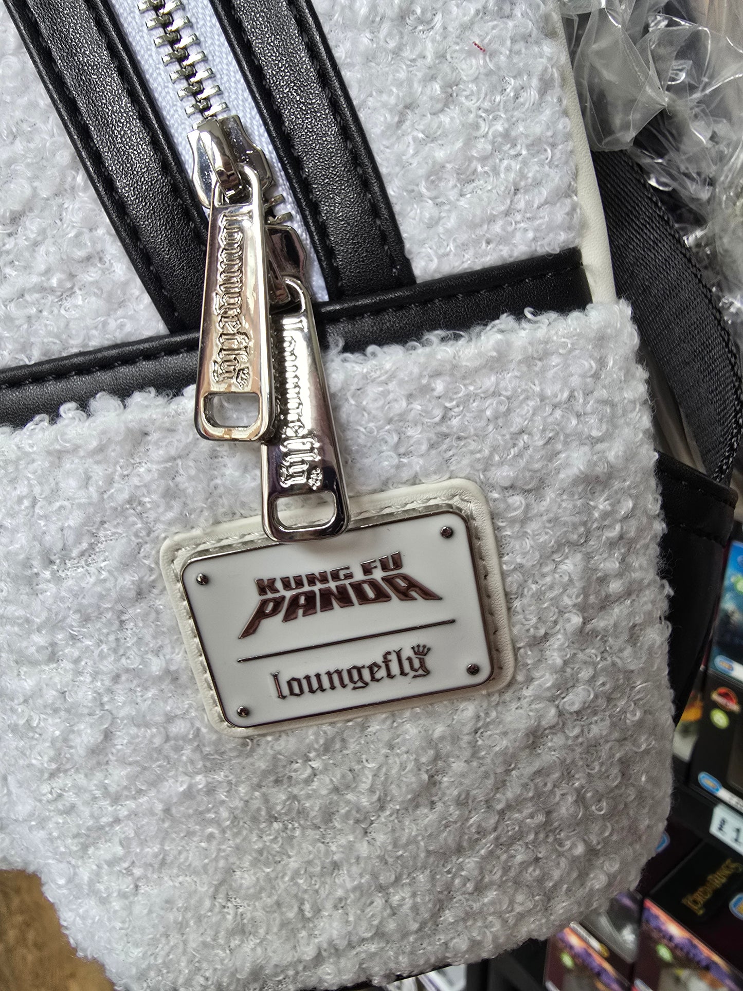 Loungefly Kung Fu Panda Plush Mini Backpack - Dreamworks