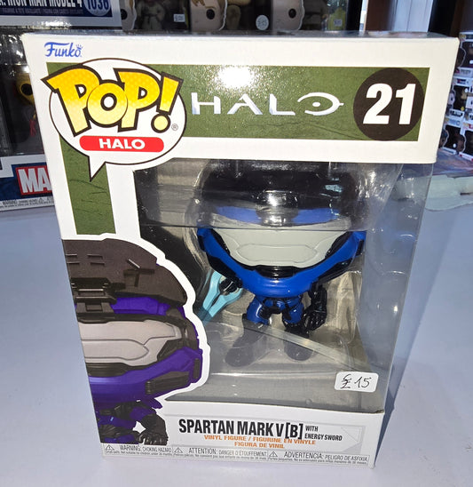 Halo - Spartan Mark V with Energy Sword #21
