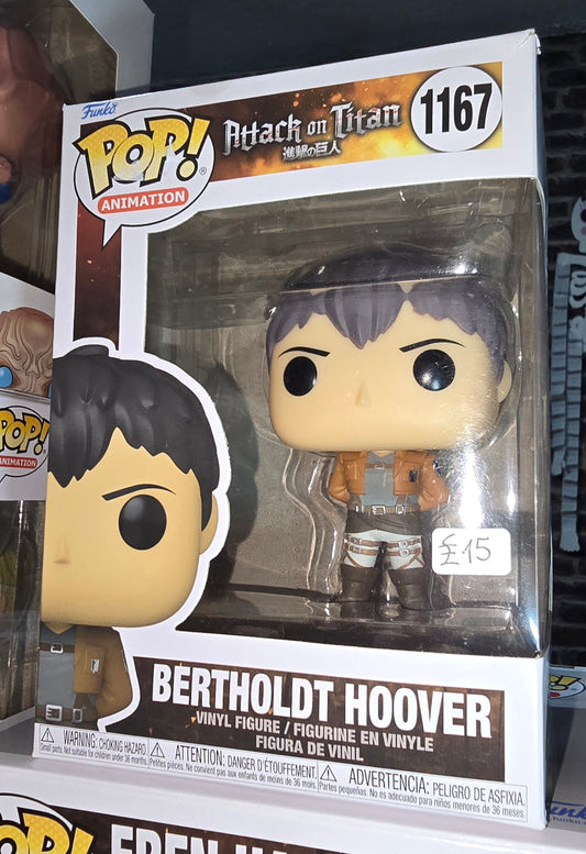 Attack on Titan - Bertholdt Hoover #1167 (Has a Tear On Top Right Corner)