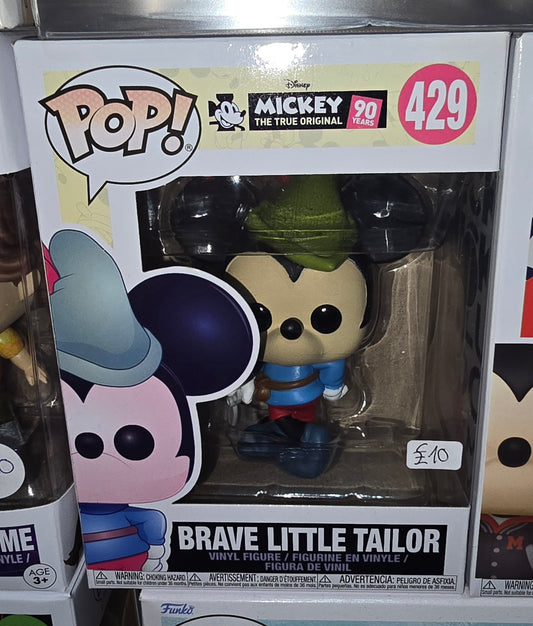 Mickey 90 Years - Brave Little Tailor #429 (Sun Faded on Front of the Box)