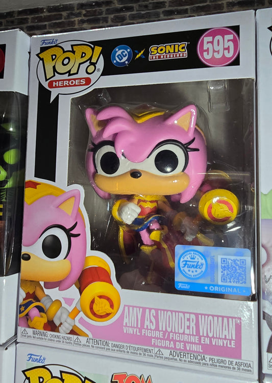 DC x Sonic The Hedgehog - Amy as Wonder Woman #595