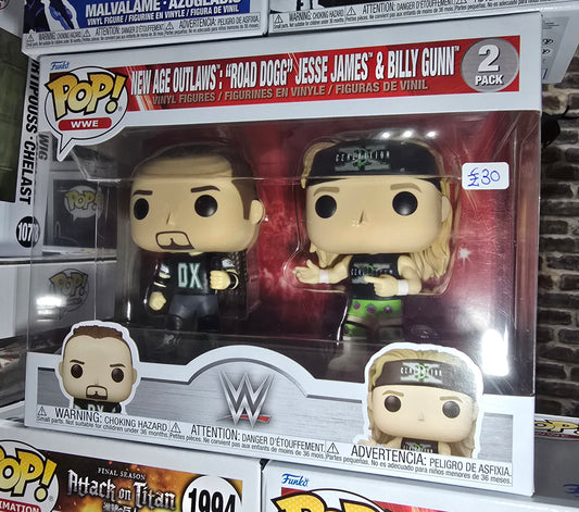 WWE - New Age Outlaws: "Road Dogg" Jesse James and Billy Gunn 2 Pack