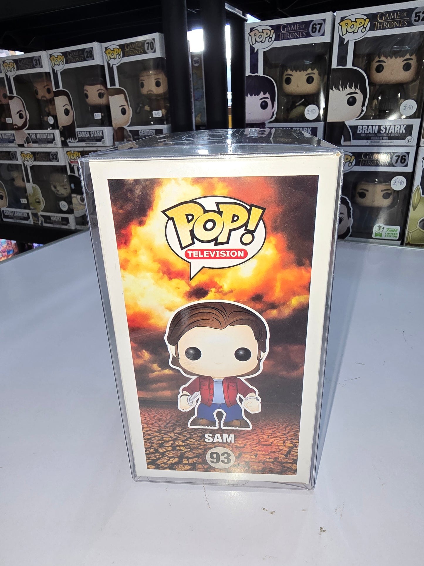 Supernatural Join The Hunt - Sam #93 (Has a Tear on the Side of the Box)